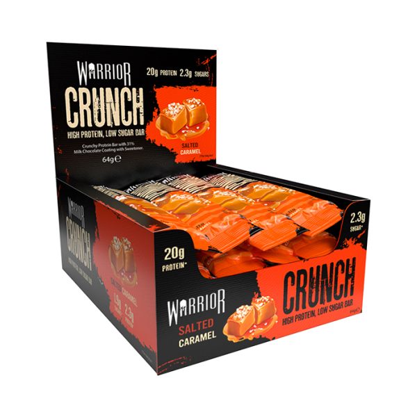 Warrior Crunch Salted Caramel 12 x 64g Bars
