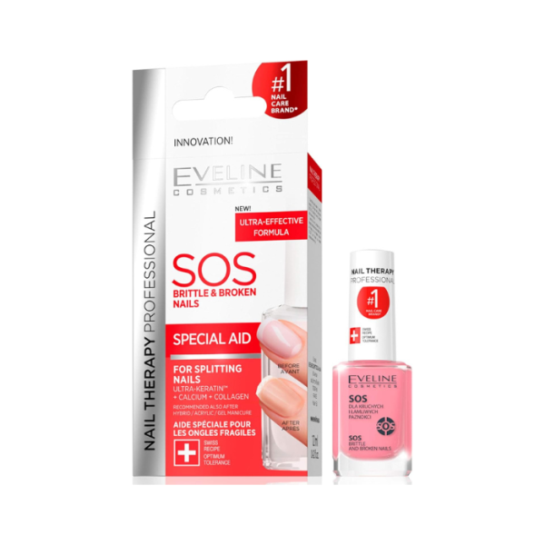 Eveline Nail Therapy Professional SOS Brittle & Broken Nails 12mL