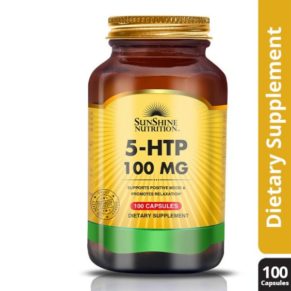 Sunshine Nutrition 5-HTP 100mg Capsule 100's