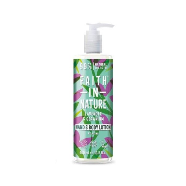 Faith In Nature Hand & Body Lotion Lavender & Geranium 400 ml