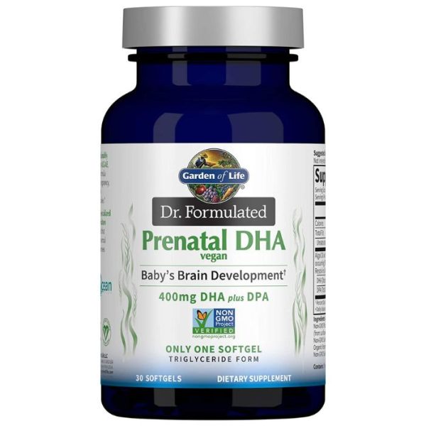 Garden of Life DR FORMULATED PRENATAL DHA VEGAN 30 SOFTGELS