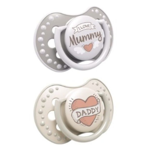 Lovi Dyn Soother Silicone 0-3m (2 pcs) I Love