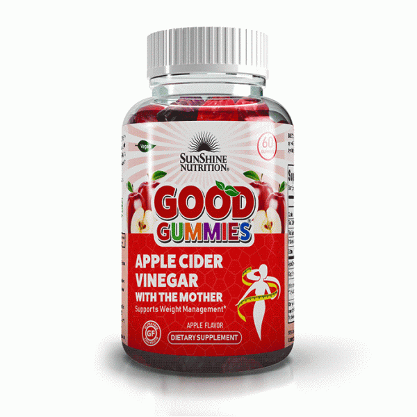 Sunshine Nutrition Good Gummies Apple Cider Vinegar 60's