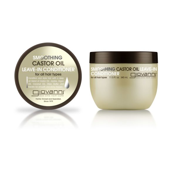 Giovanni Smoothing Castor Oil Leave-In Conditioner 340 ml