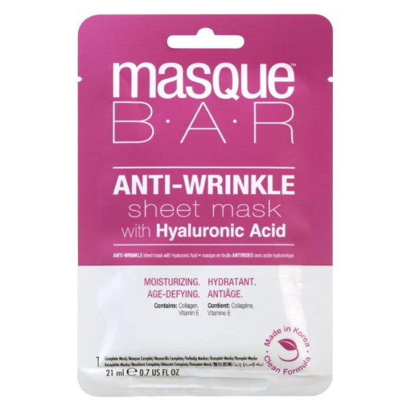 Masque Bar Anti-Wrinkle Sheet Mask With Hyaluronic Acid