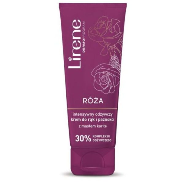 Lirene Rose Intense Nourishing Hand And Nail Cream 75ml