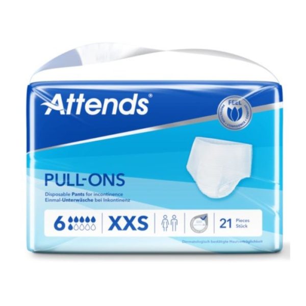 Attends Pull- Ons 6 Xxsmall  4x21