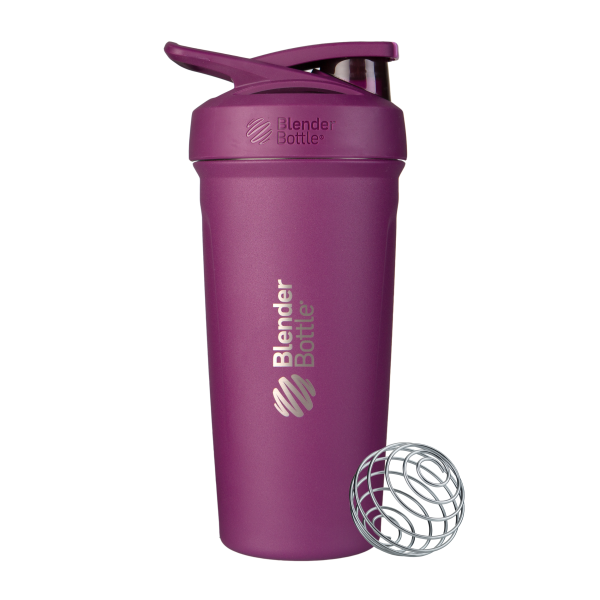 Blender Bottle Stainless Steel-Plum 24oz