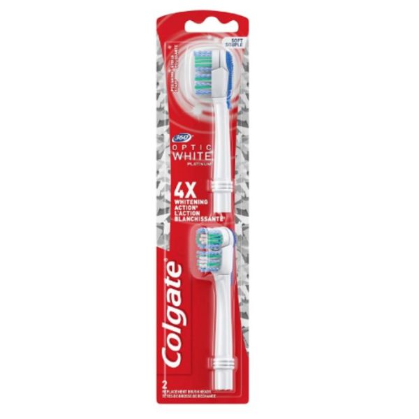 Colgate 360° Sonic Optic White 2 Brush Heads:89004