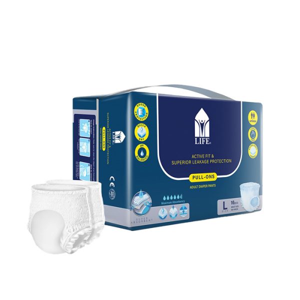 Life Adult Diapers Pull-On Size: LG 16 Pcs