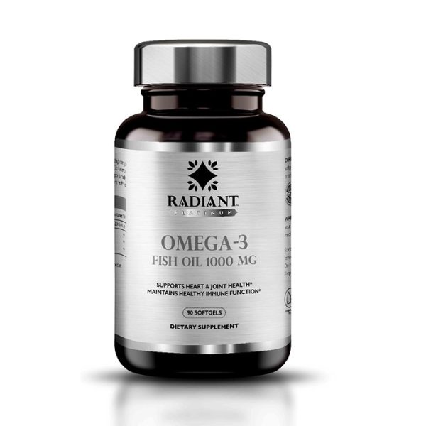 Radiant Platinum  Omega-3 Fish Oil 1000mg 90sgels