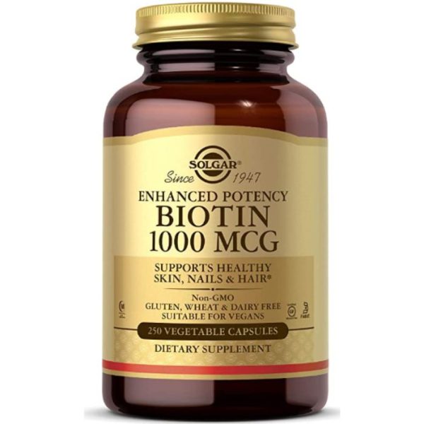 Solgar Biotin 1000mcg 250veg-Cap:00312