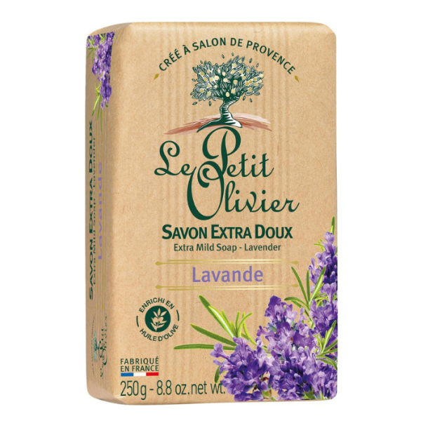 Le Petit Olivier Extra Mild Soap - Lavender 250g