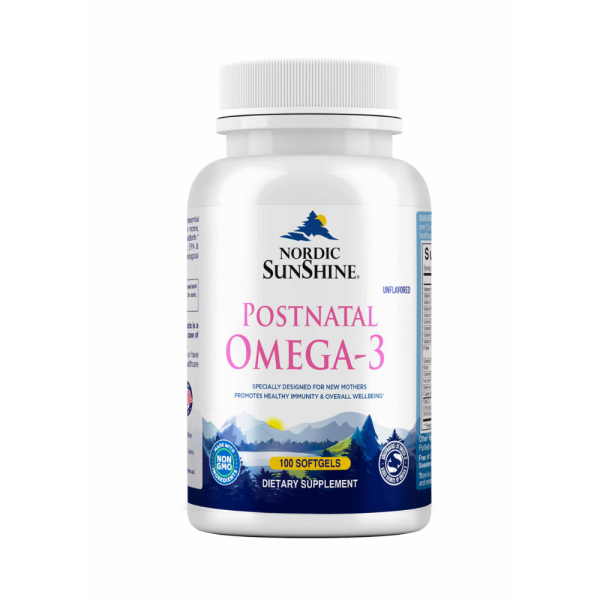 Nordic Sunshine Postnatal Omega-3 100 Soft gel