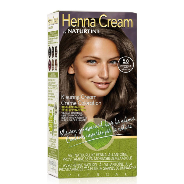 Naturtint Henna Cream 5.0 Light Chestnut Brown