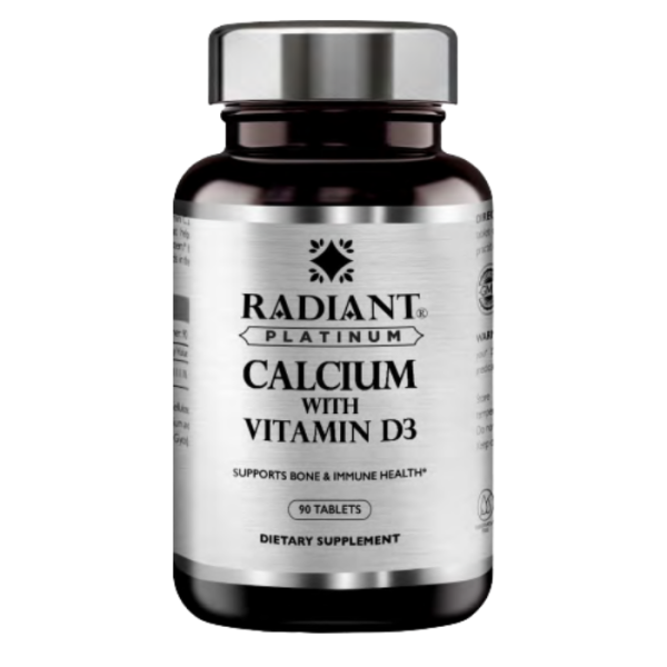 Radiant Platinum Calcium with Vitamin D3 90 Tabs