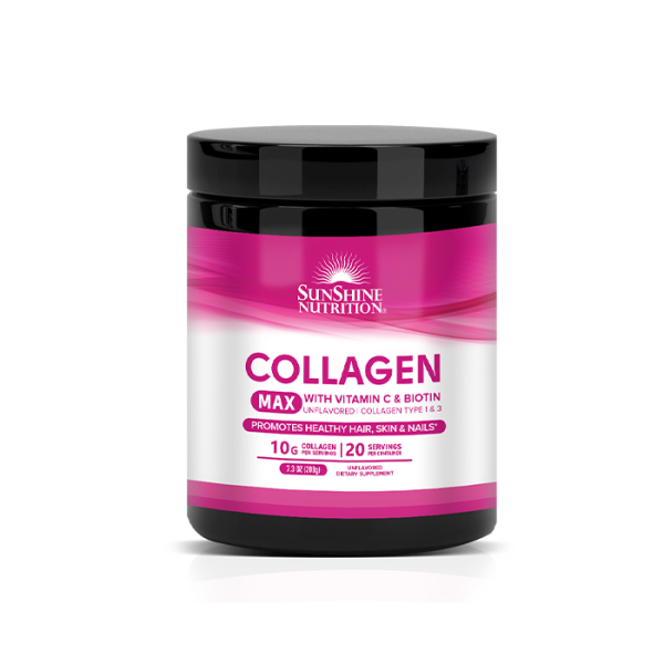Sunshine Nutrition Collagen Max With Vitamin C& Biotin 7.3oz