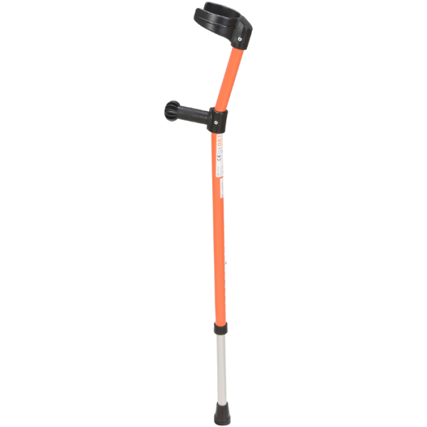 Orthos Crutches Luca Soft Handle (Orange/Grey) : 21802
