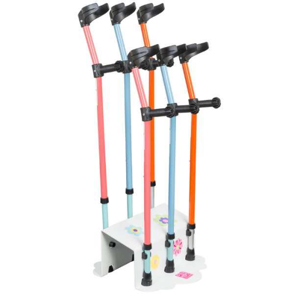 Orthos Crutches Luca Soft Handle (Pink/Green) : 21796