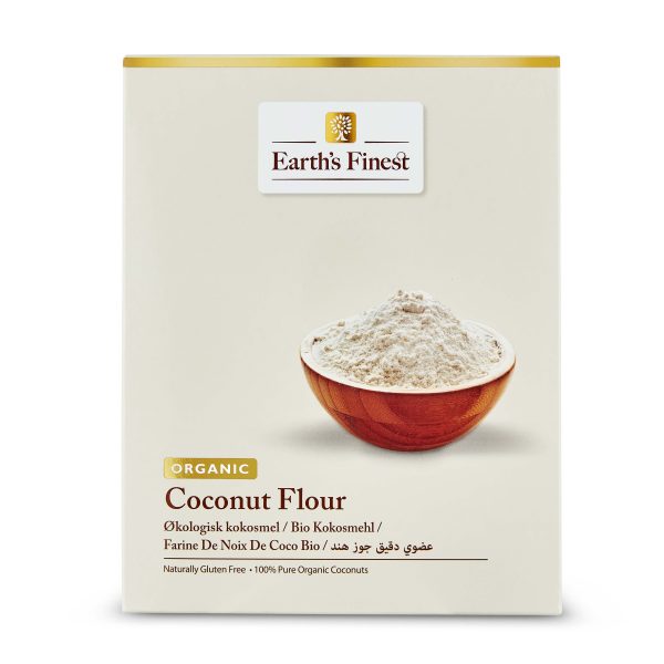 Earth’s Finest Organic Coconut Flour, Gluten-Free, Low-Carb, High-Fiber, Wheat Alternative for Healthy Baking - 500g