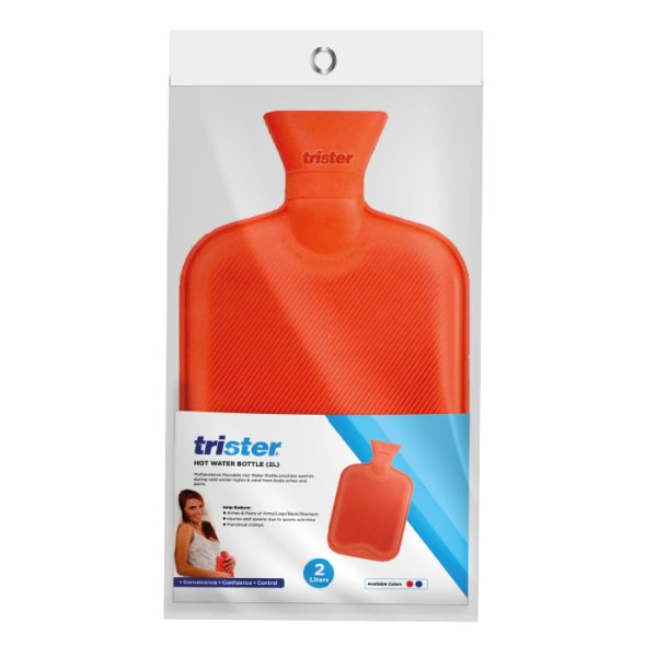 Trister Hot Water Bottle 2 Ltr :Red-TS 510WB