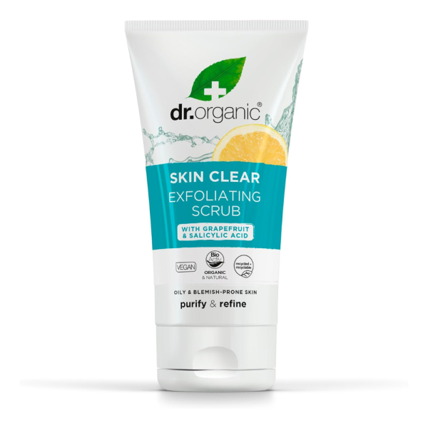 Dr.Organic Skin Clear Exfoliatng Scrub 150ml