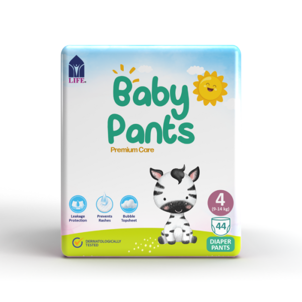 Life Baby Diaper Pants Size 4-Large (9-14KG) 44's