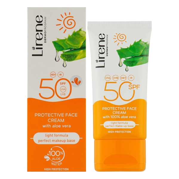 Lirene Dermoprogram (SPF50) Protective Face Cream 50ml