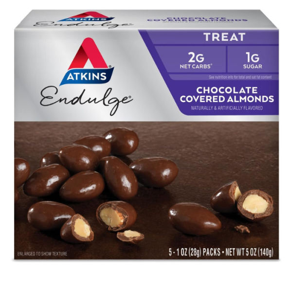 Atkins Endulge Chocolate Covered Almonds 140g 5's