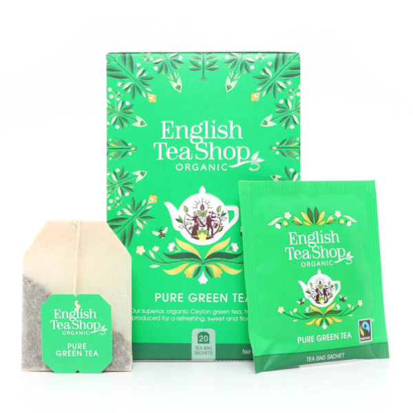 English Tea Shop Organic Pure Green Tea 20s