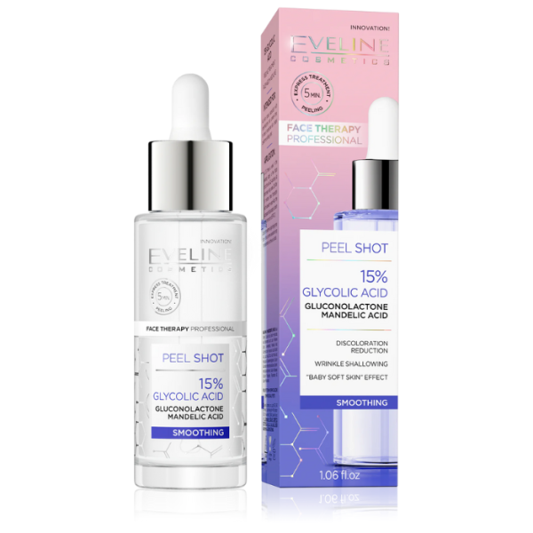 Eveline Peel Shot Glycolic Acid 15% Smoothing 30ml