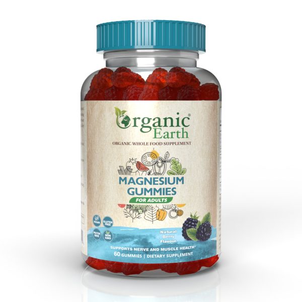 Organic Earth Magnesium Adults Gummies 60s