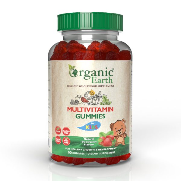 Organic Earth Multivitamin & Mineral Kids Gummies 60s