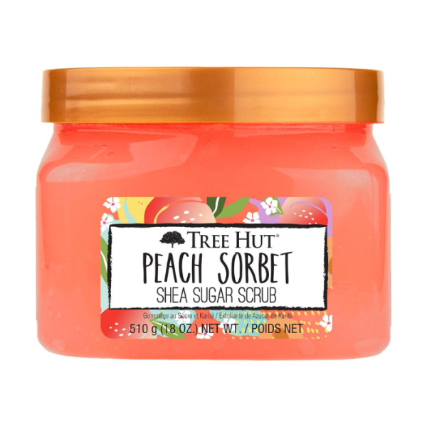 Tree Hut Shea Sugar Scrub Peach Sorbet 510g