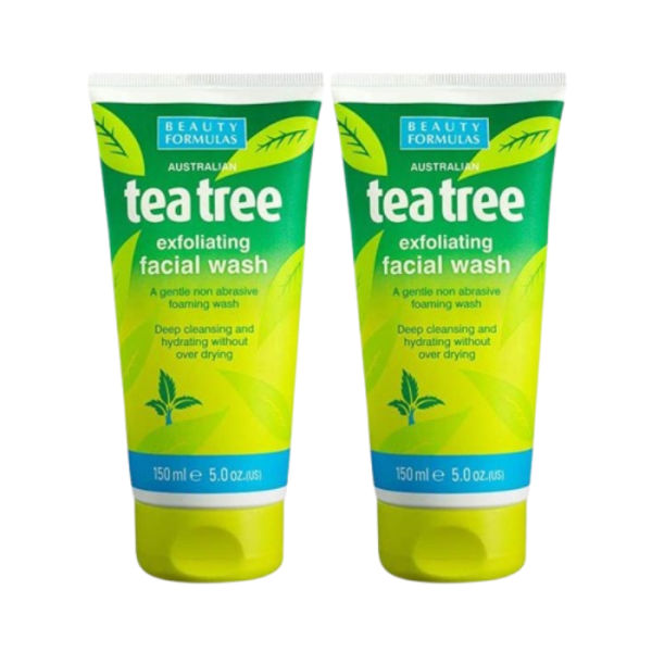 Beauty Formulas Tea Tree Facial Wash 150ml 40% Off Twin Pack