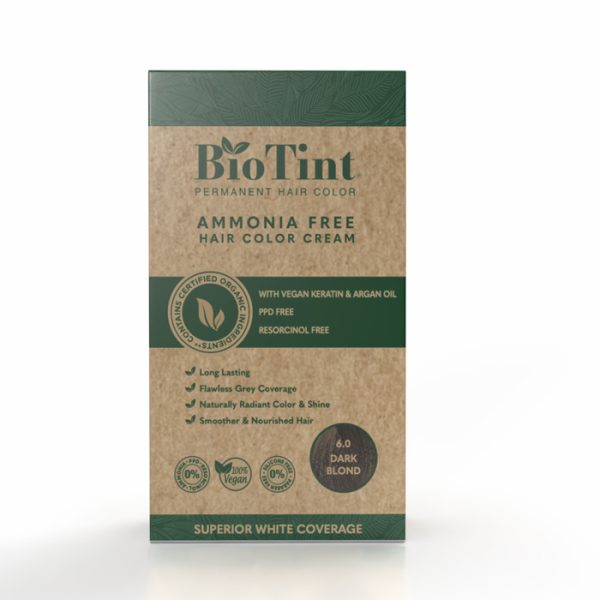 Biotint Permanent Hair Color 6.0 Dark Blond 1s