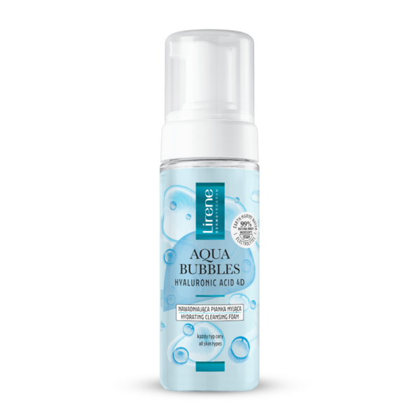 Lirene Aqua Bubbles Hyaluronic Acid 4D Cleansing Foam 150ml
