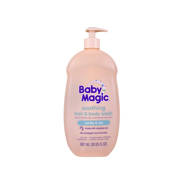 Baby Magic Soothing Hair & Body Wash Vanilla & Oat 887ml