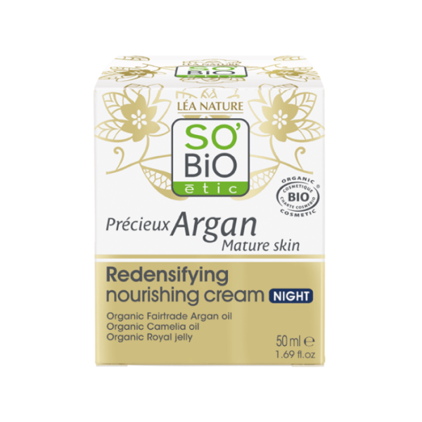 So Bio Etic Organic Argan Redensifying Night Cream 50ml
