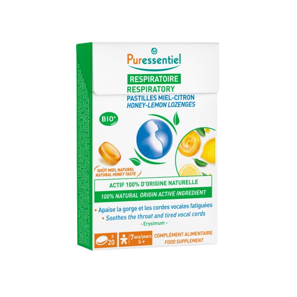 Puressentiel Respiratory Pastilles with Lemon and Honey 20's