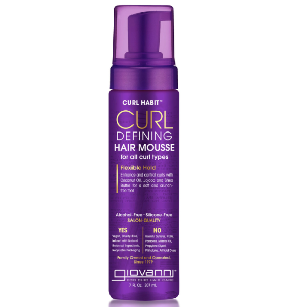Giovanni Curl Habit Defining All Curl Type Hair Mousse 207ml