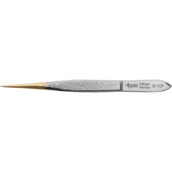 Nippes Tweezer Gold Tip Pointed 39SGP