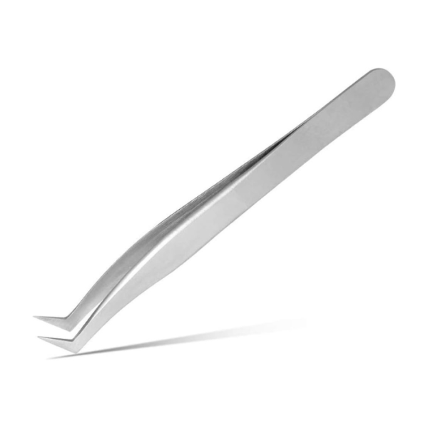 Nippes Tweezer Stainless Steel L Shape K4