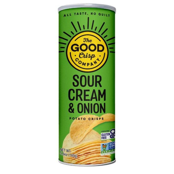 The Good Crisp Potato Crisps Sour Cream & Onion 160G