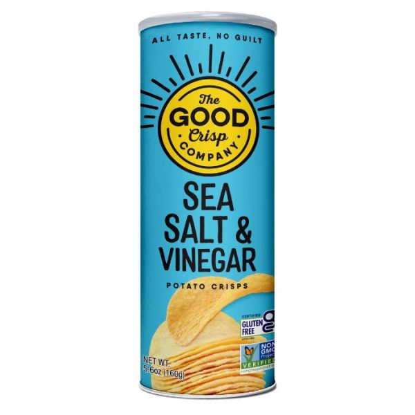 The Good Crisp Potato Crisps Sea Salt & Vinegar 160G