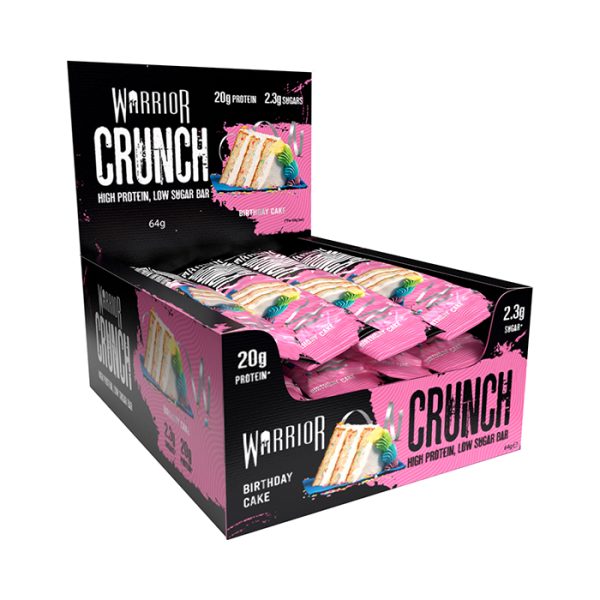 Warrior Crunch Birthday Cake 12 x 64g Bars