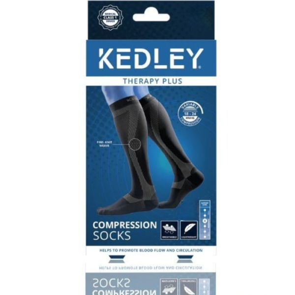 Kedley Therapy Plus 18-24mmHG Compression Socks Large