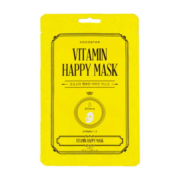 Kocostar Happy Mask Facial Sheet Vitamin 23ml 1s