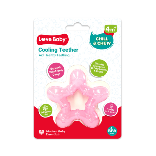 Love Baby Chill & Chew Cooling Teether Star 1s