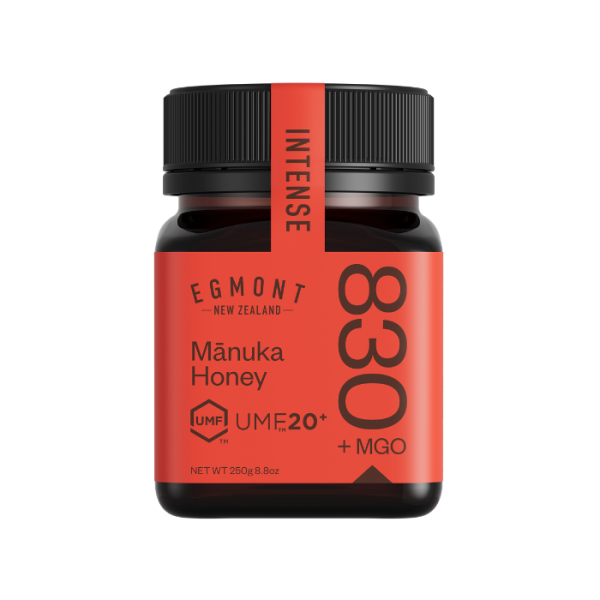Egmont Honey Monofloral Manuka Honey 20+ UMF MGO 830+ 250g